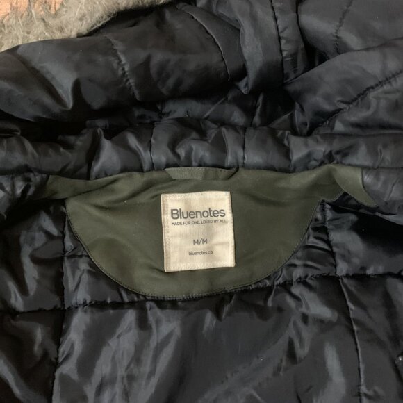 Bluenotes Army Green Winter Coat Adult Size M - Picture 4 of 4